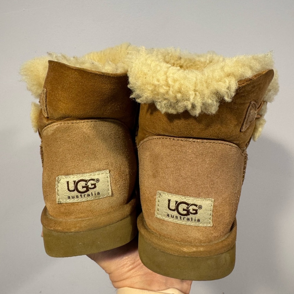 Brown Bailey Button Mini Ugg Boots - image 4